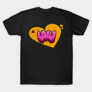 valentine day graffiti T-Shirt